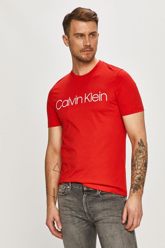 červená Calvin Klein - Tričko Pánsky