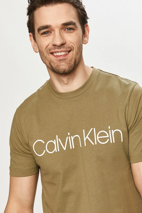 zielony Calvin Klein - T-shirt