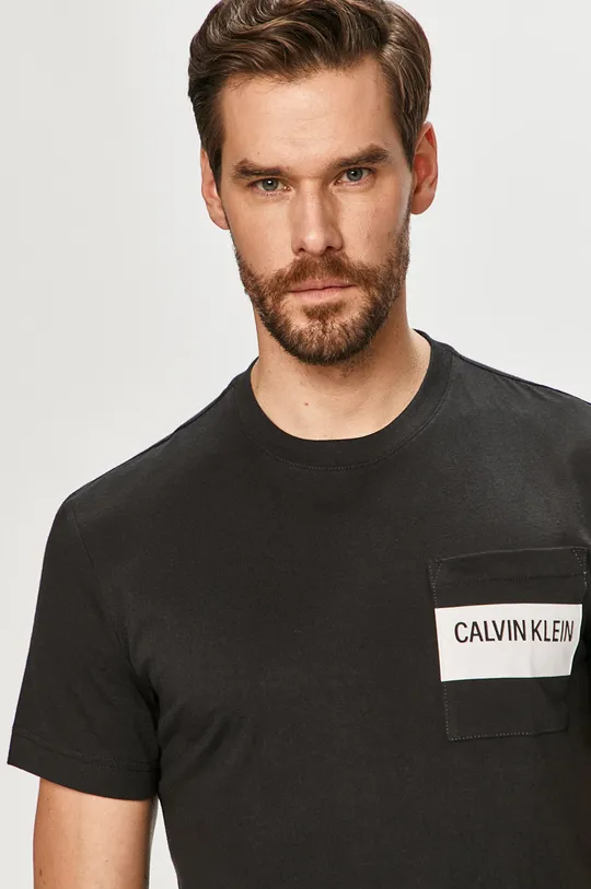 čierna Calvin Klein - Tričko Pánsky
