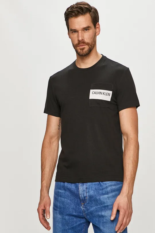 czarny Calvin Klein - T-shirt