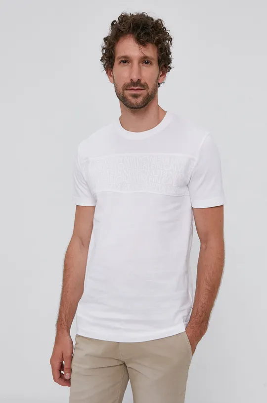 biały Calvin Klein T-shirt