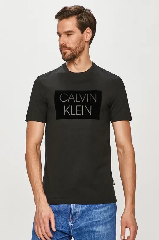 čierna Calvin Klein - Tričko Pánsky