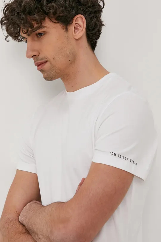 biały Tom Tailor T-shirt