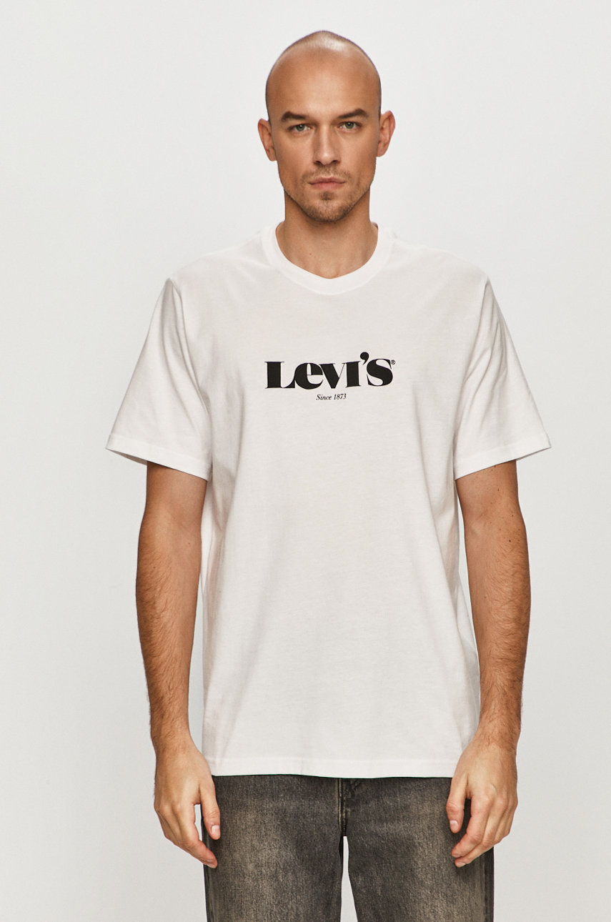 fehér Levi's - T-shirt Férfi