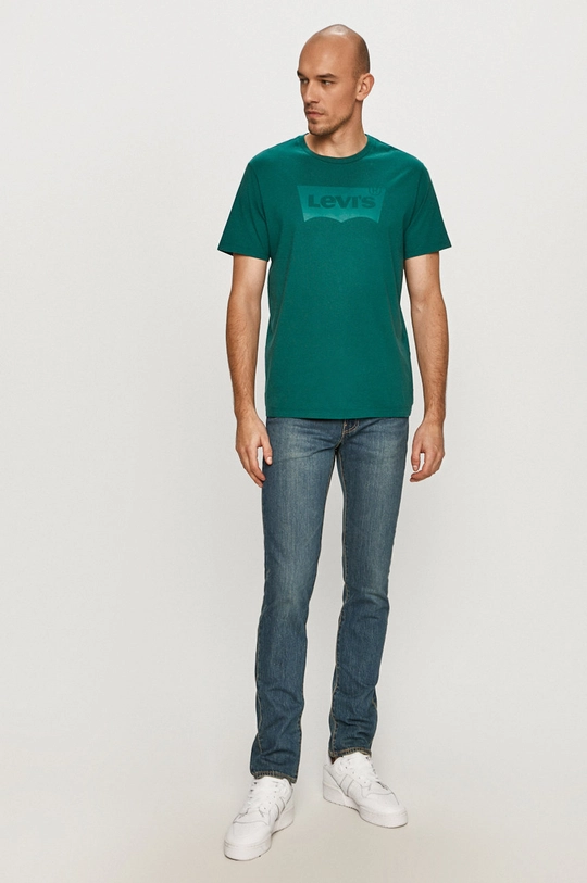 Levi's - T-shirt zielony