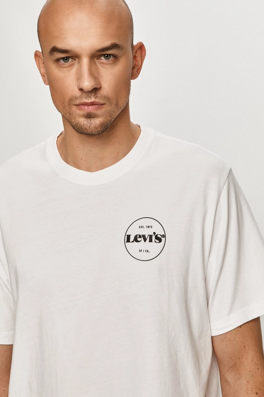 biały Levi's - T-shirt Męski