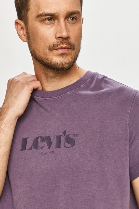 fioletowy Levi's - T-shirt