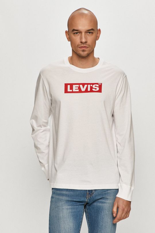 bílá Levi's - Tričko s dlouhým rukávem