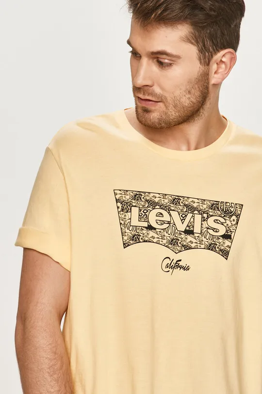 żółty Levi's T-shirt