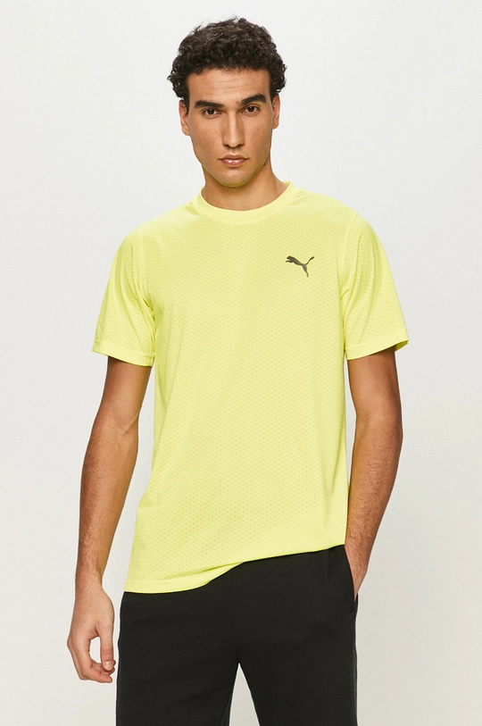 żółty Puma T-shirt 520141 Męski