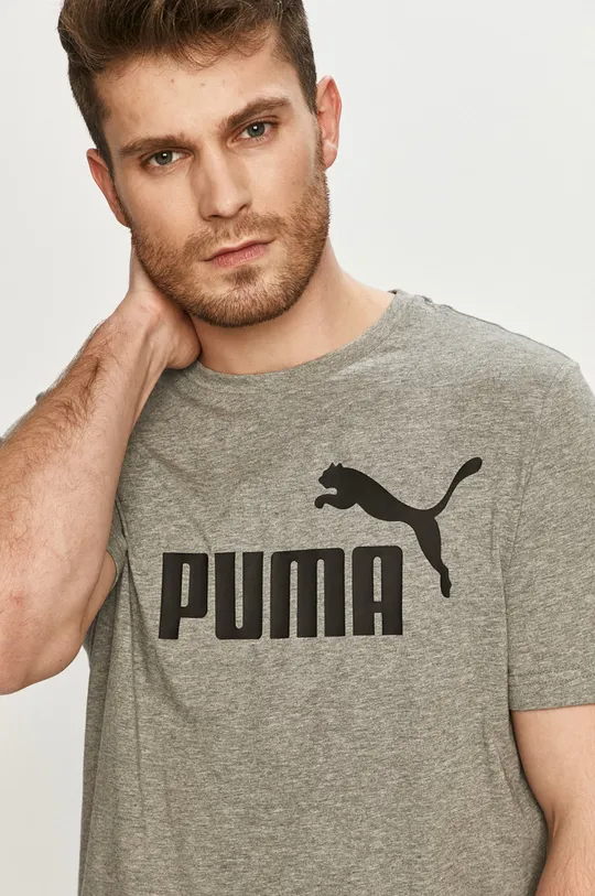 gray Puma t-shirt