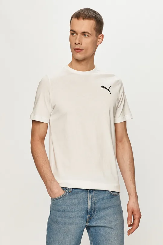 bianco Puma t-shirt Uomo