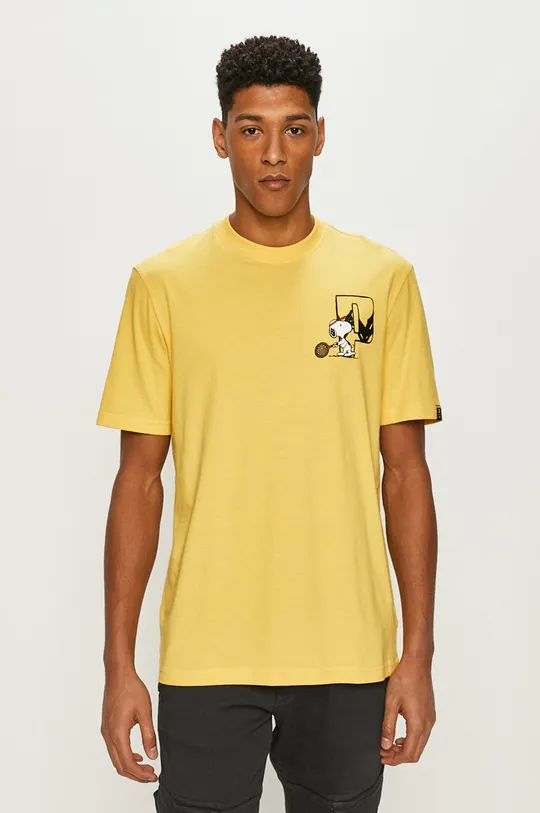 żółty Puma - T-shirt x Peanuts 530616