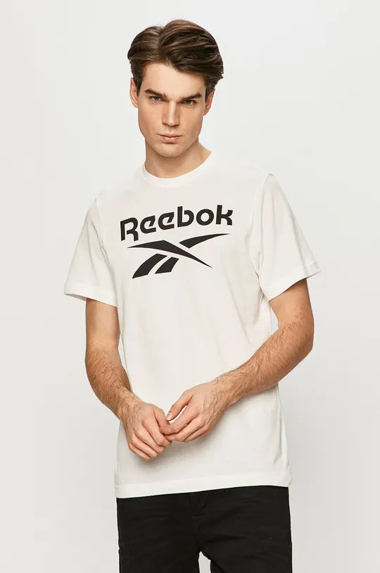biały Reebok - T-shirt FP9152 Męski