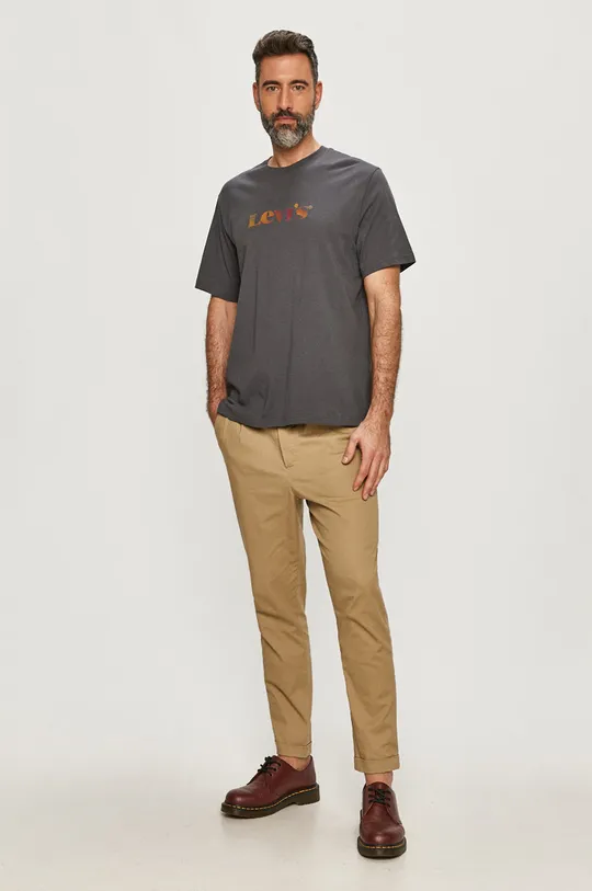 Levi's - T-shirt szary