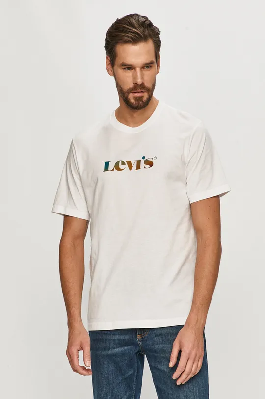 biały Levi's - T-shirt Męski