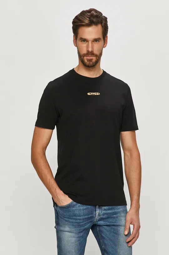 czarny Hugo - T-shirt 50442672 Męski