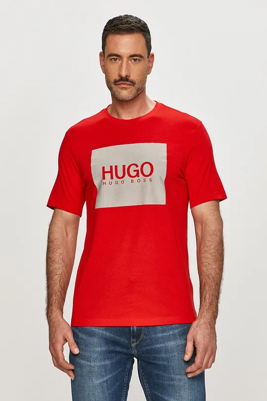 červená Hugo - Tričko Pánsky