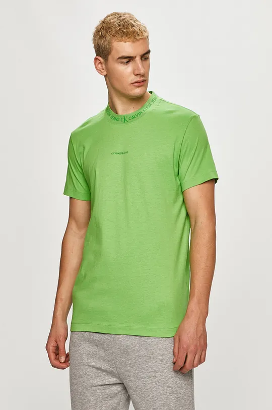 zelená Calvin Klein Jeans - Tričko Pánsky