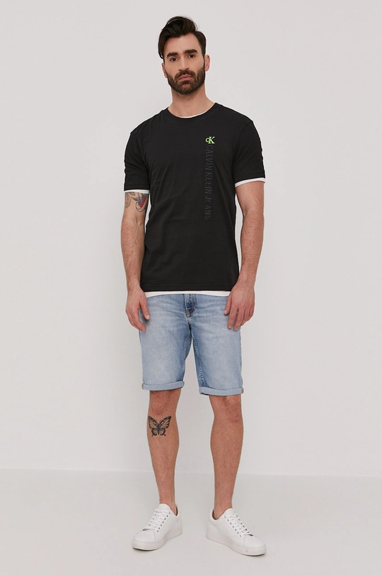 Calvin Klein Jeans - T-shirt J30J317286.4891 czarny