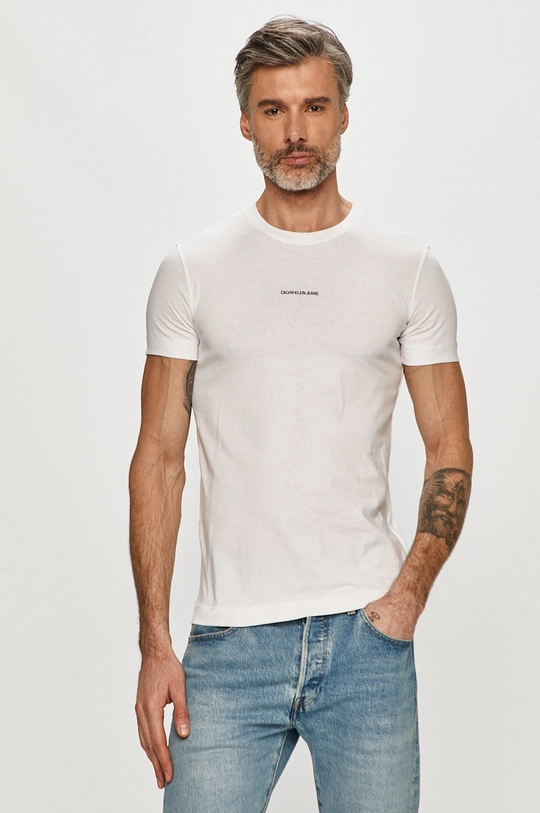 fehér Calvin Klein Jeans - T-shirt