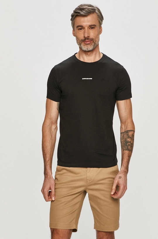 fekete Calvin Klein Jeans - T-shirt Férfi