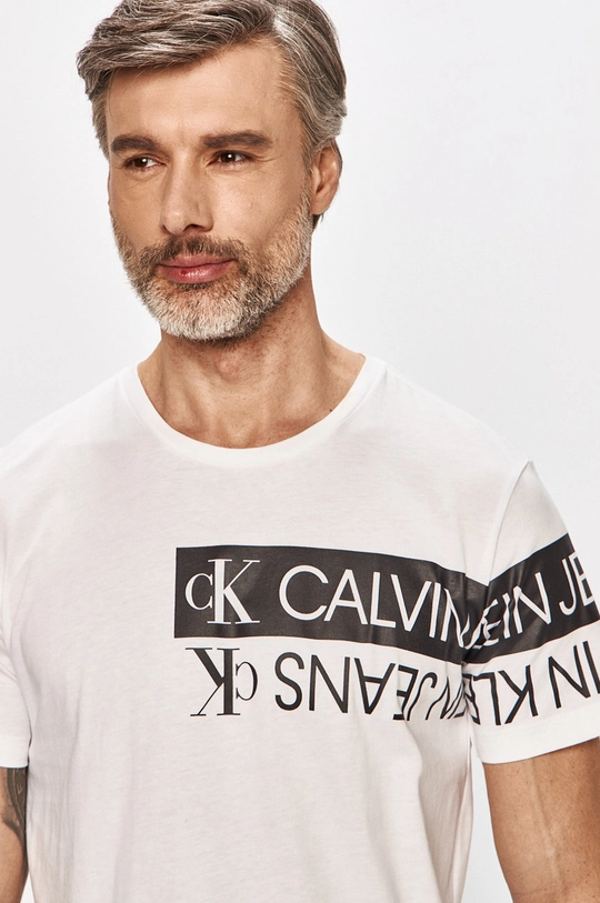 biały Calvin Klein Jeans - T-shirt J30J317086.4891