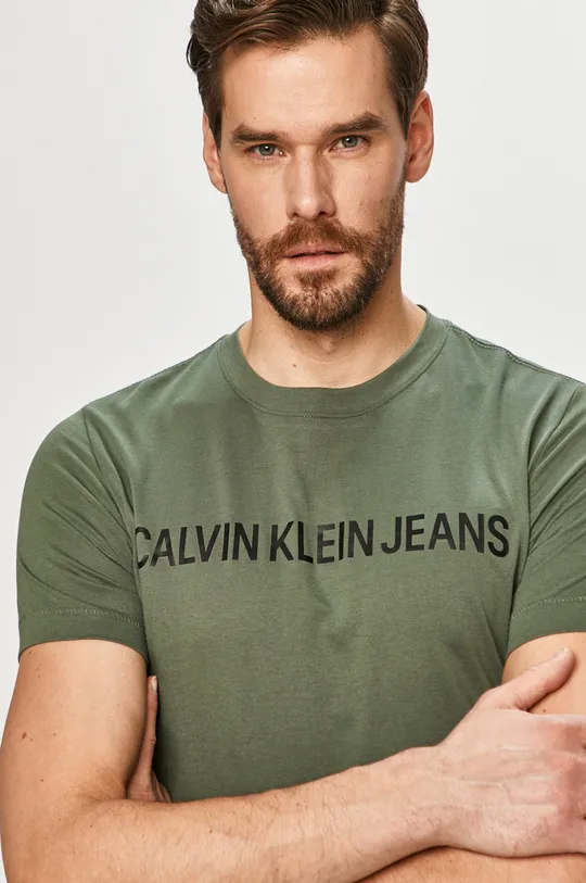 zelená Calvin Klein Jeans - Tričko