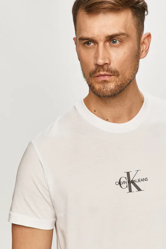 biały Calvin Klein Jeans - T-shirt J30J314267.4891