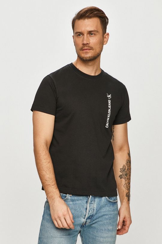 čierna Calvin Klein Jeans - Tričko Pánsky