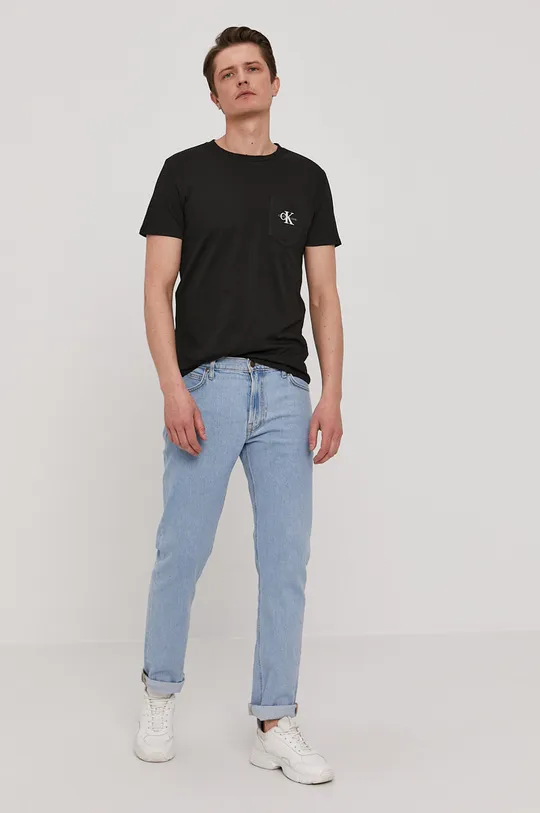 Calvin Klein Jeans T-shirt J30J317294.4891 czarny
