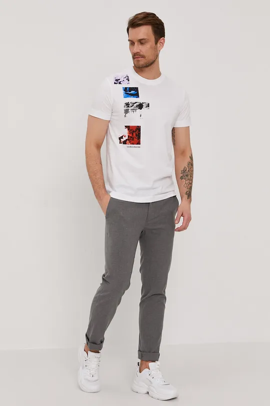Calvin Klein Jeans T-shirt J30J317497.4891 biały