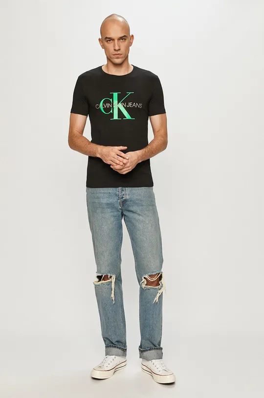 Calvin Klein Jeans - T-shirt J30J317065.4891 czarny