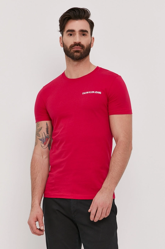 różowy Calvin Klein Jeans - T-shirt J30J315245.4891