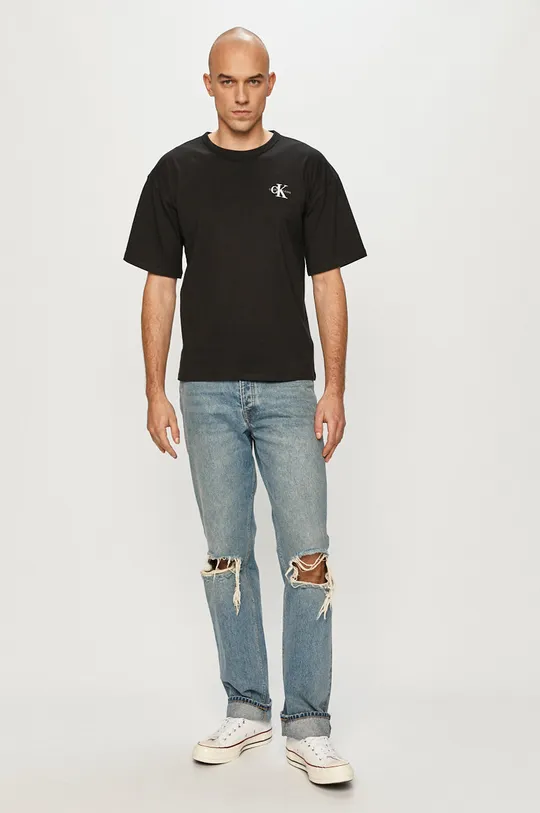 Calvin Klein Jeans - T-shirt J30J318310.4891 czarny
