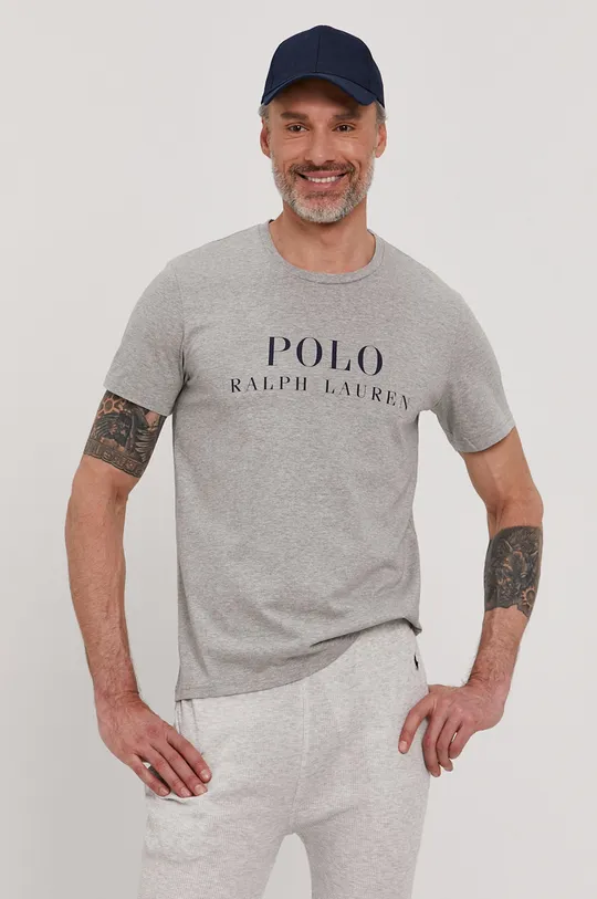szary Polo Ralph Lauren T-shirt 714830278005 Męski