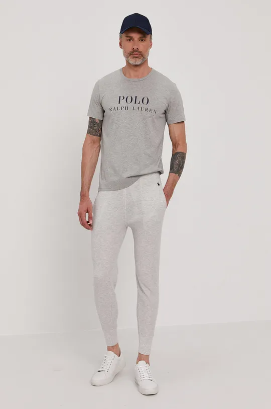 Tričko Polo Ralph Lauren sivá