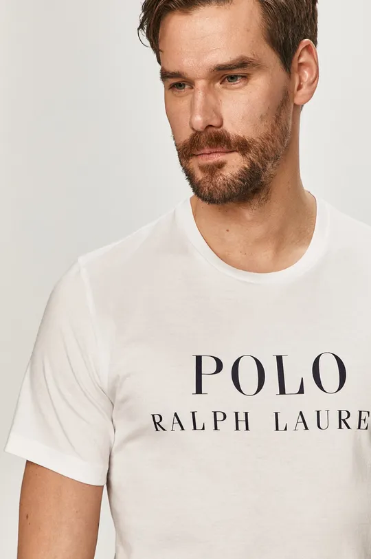 λευκό Polo Ralph Lauren - Μπλουζάκι Ανδρικά