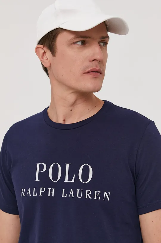 granatowy Polo Ralph Lauren T-shirt 714830278008 Męski