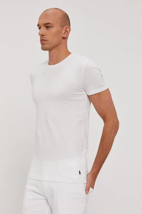 biały Polo Ralph Lauren T-shirt (3-pack) 714830304003