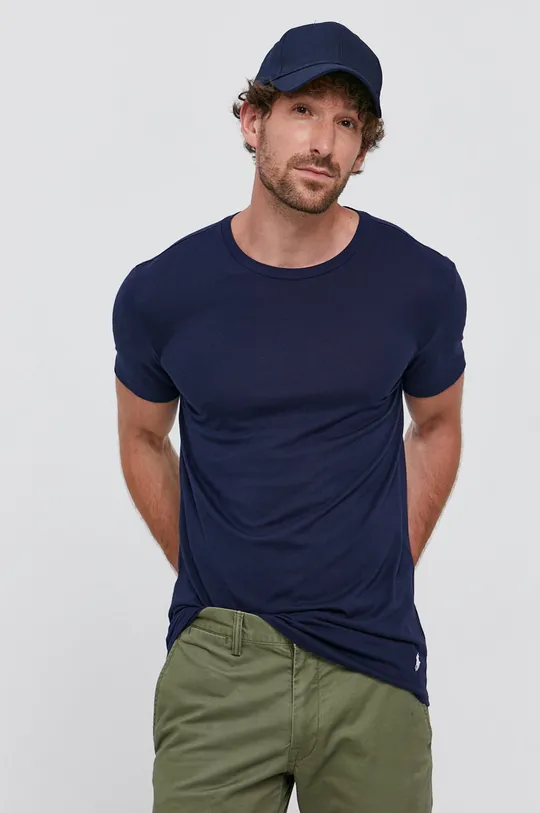 mornarsko plava Majica kratkih rukava Polo Ralph Lauren (3-pack) Muški