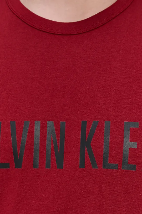 μπορντό Μπλουζάκι πιτζάμας Calvin Klein Underwear