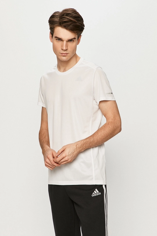 biały adidas Performance - T-shirt ED9292 Męski