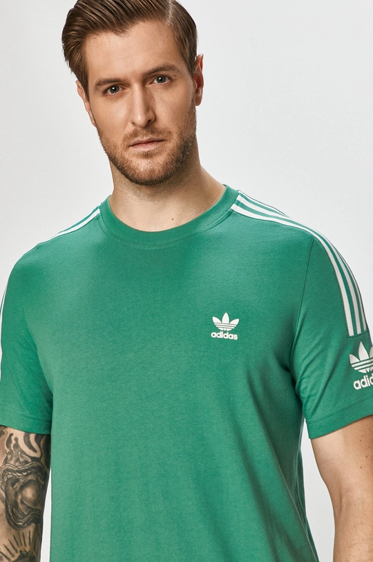 zielony adidas Originals - T-shirt FM3799