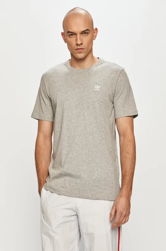 siva adidas Originals T-shirt Moški