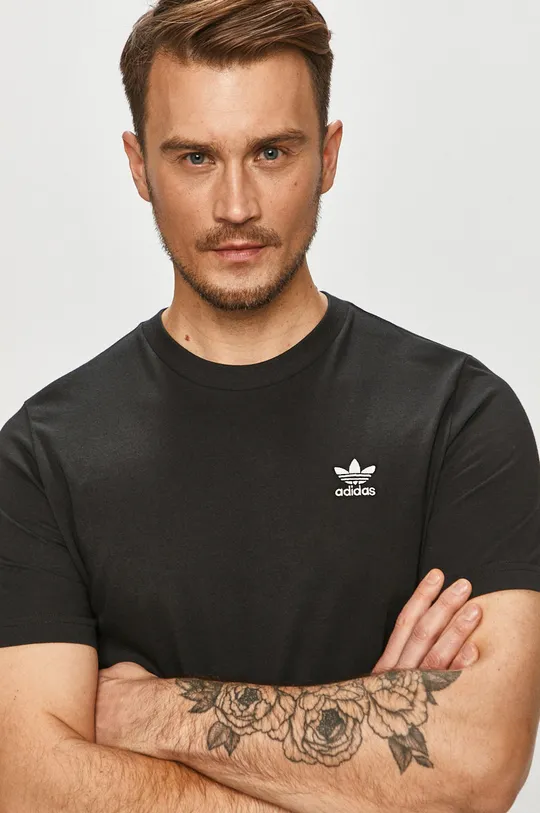 negru adidas Originals tricou De bărbați