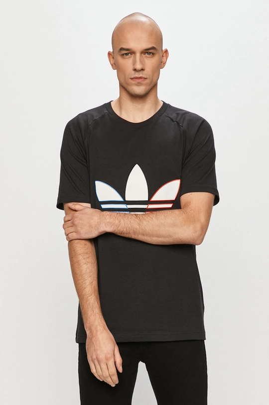 czarny adidas Originals - T-shirt GQ8919 Męski