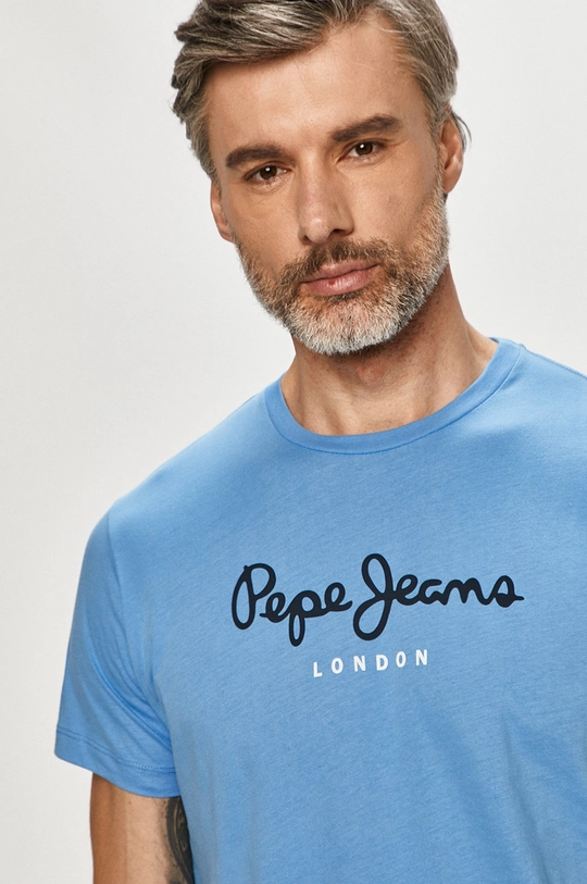 modrá Pepe Jeans - Tričko Eggo