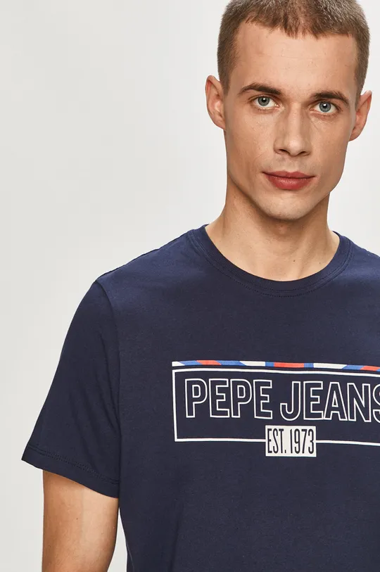 granatowy Pepe Jeans - T-shirt Dennis
