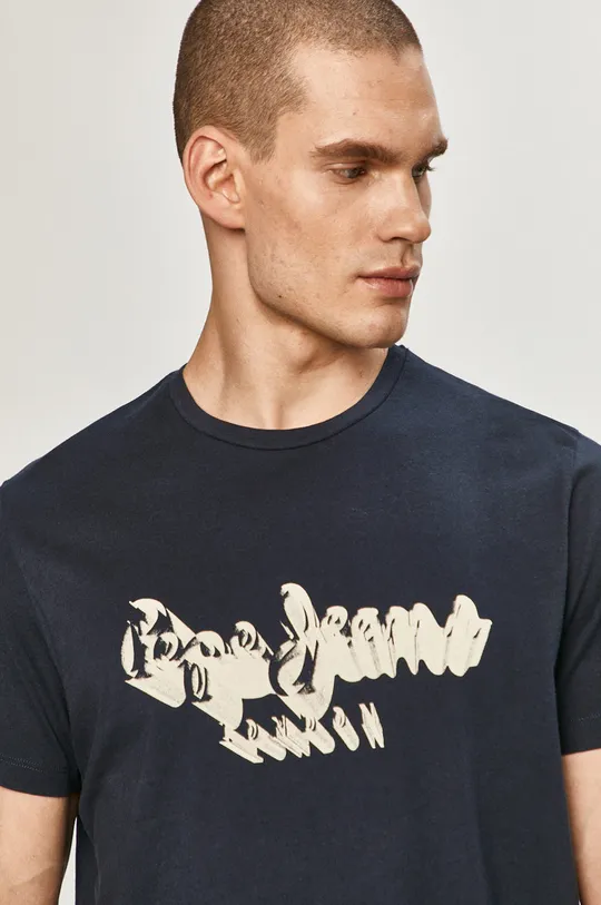 granatowy Pepe Jeans - T-shirt Anthony